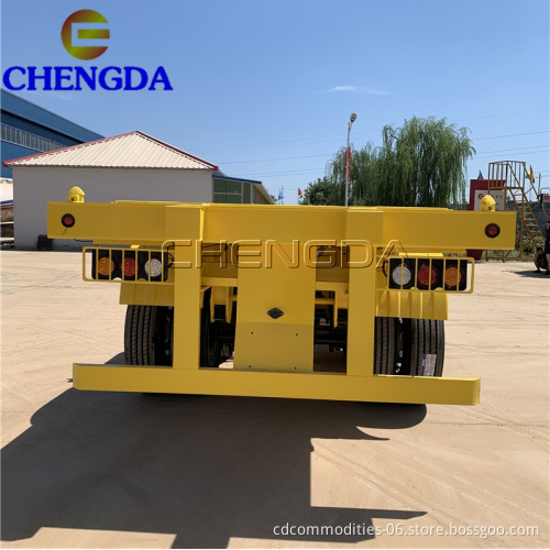 Brand New 3 Axles Container Skeleton Semi Trailer